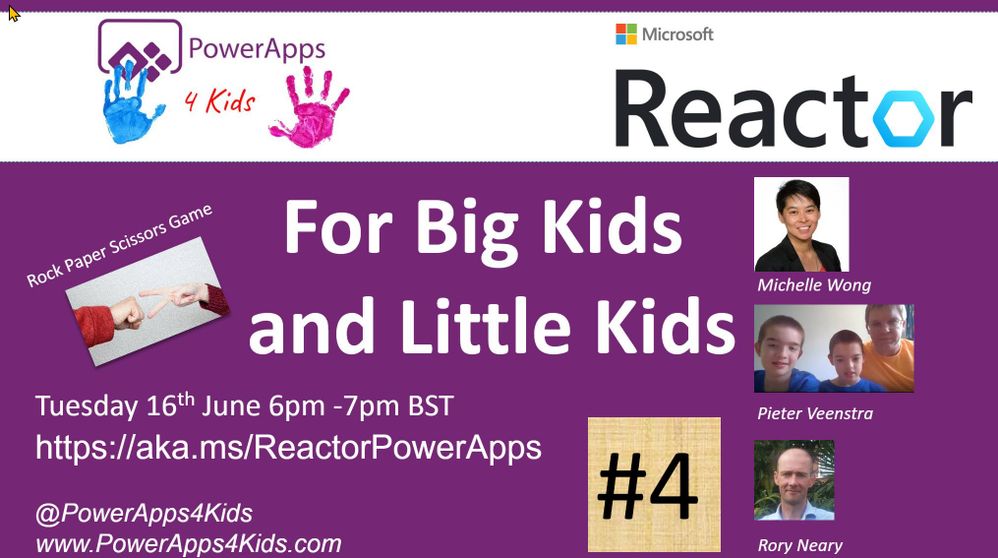 Session Flyer with Microsoft Reactor