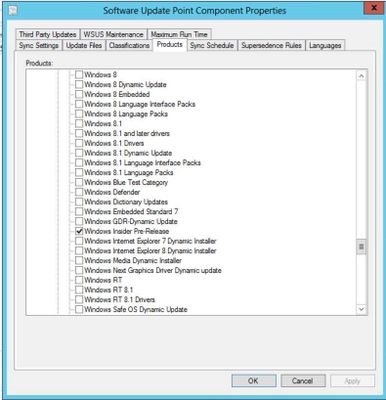 How Windows Insider Pre-Release builds appear in WSUS