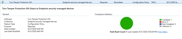 View tamper protection status in ConfigMgr.png