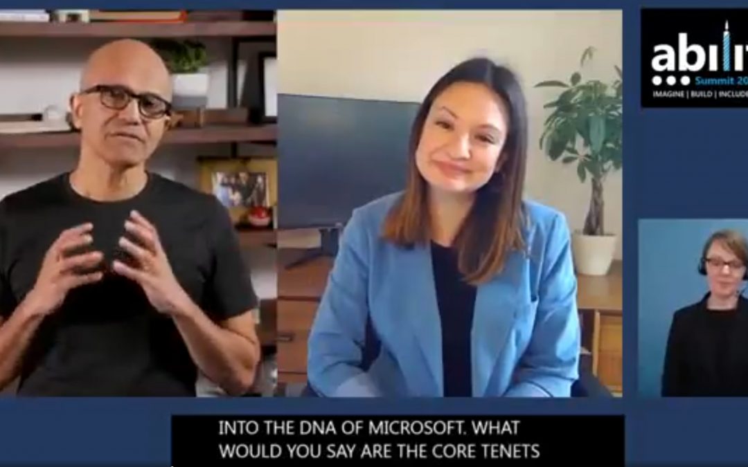 Microsoft Ability Summit 2020- Satya Nadella Interview