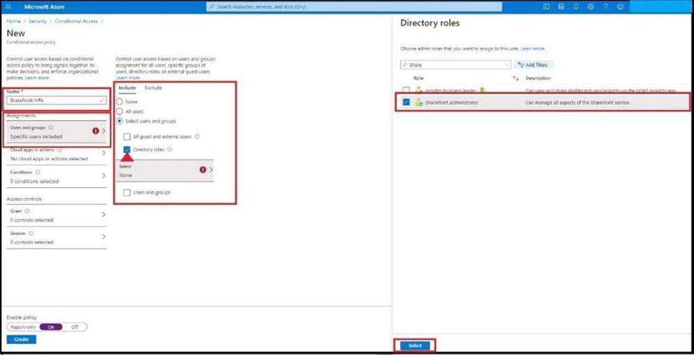 Adding SharePoint Admin in Policy