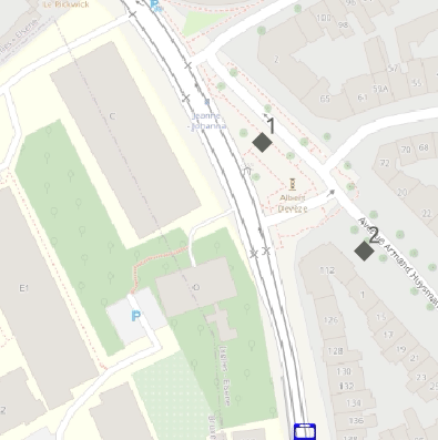 Throughout this post, I’ll use maps to visualize bus trajectories and advertising billboards in Brussels, so you can learn how to query where (and for how long) the advertising billboards are visible to the bus passengers. The background maps are courtesy of OpenStreetMap.