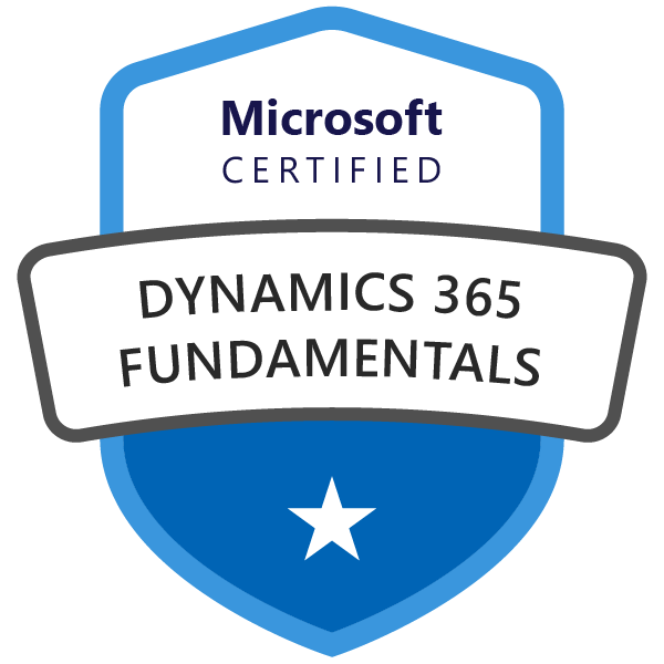 Microsoft Dynamics 365 certification