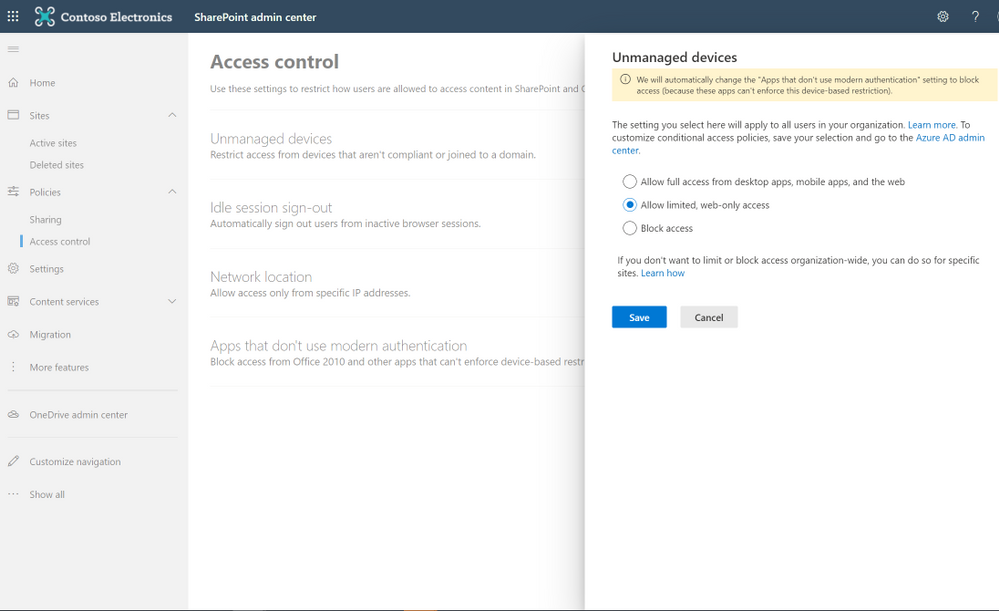 Set data access controls for your users