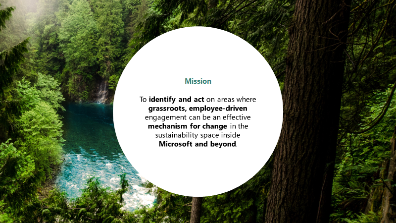 Microsoft Sustainability Mission Statement