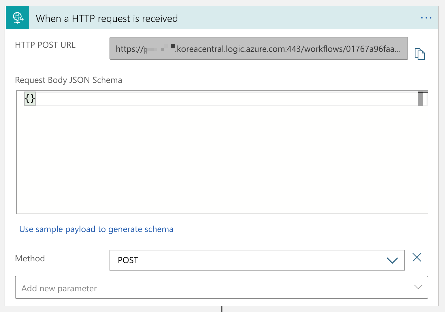 Logic Apps HTTP Trigger