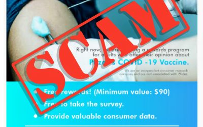 Ignore bogus COVID vaccine survey