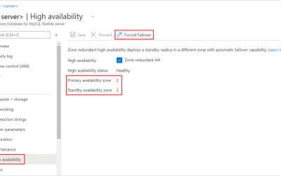 Forced failover for Azure Database for MySQL – Flexible Server