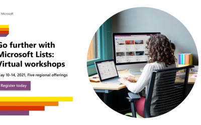 Microsoft Lists: Five free virtual workshops, May 10-14, 2021