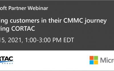 [Upcoming Webinar] Enabling customers in their CMMC journey