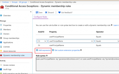 Dynamic Groups in Azure AD and Microsoft 365