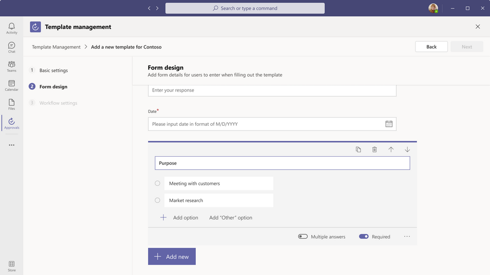 Form Design - Question Types