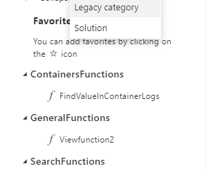 Log Analytics – Functions upgraded