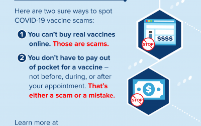 COVID vaccines are FREE!