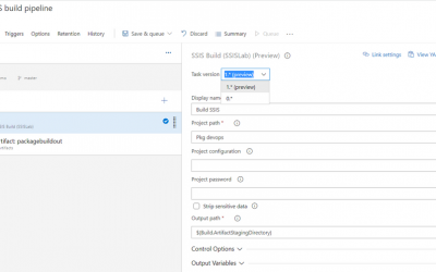 SSIS DevOps Tools new version tasks in preview