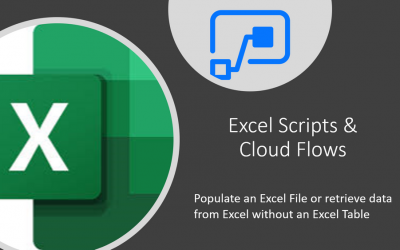 Excel Scripts and Cloud Flows – Data Manipulation