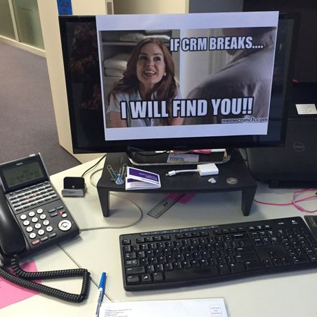 My staff decorated my office with memes on my last day