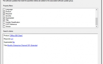 Microsoft 365 Apps: Enhancement for Configuration Manager ADRs