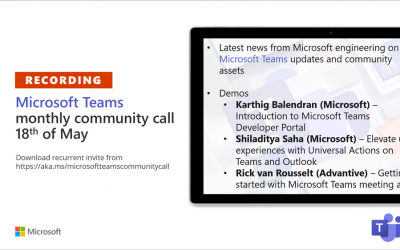 Microsoft Teams Community Call – May 2021