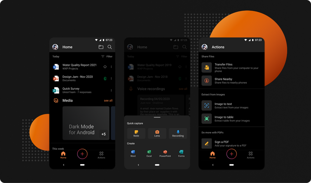 Introducing Dark Mode in Microsoft Office for Android