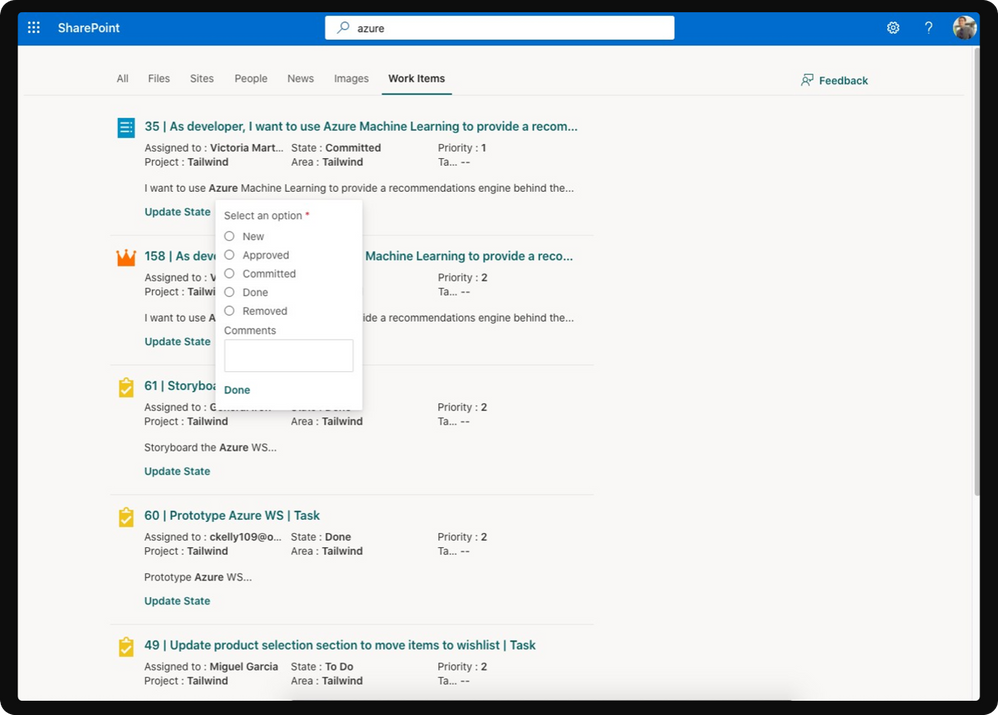 Actionable information with Microsoft Graph connectors in SharePoint Online