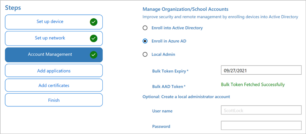 Figure 10: Bulk Token fetched successfully