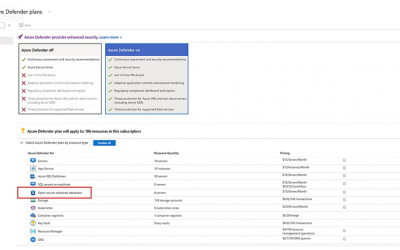Azure Defender expands SQL protection to open-source relational databases