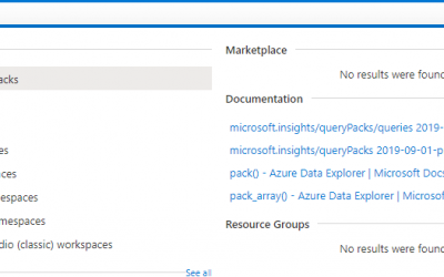 Log Analytics Query packs