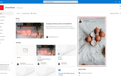Community sample: Engage your users with SharePoint stories/reels