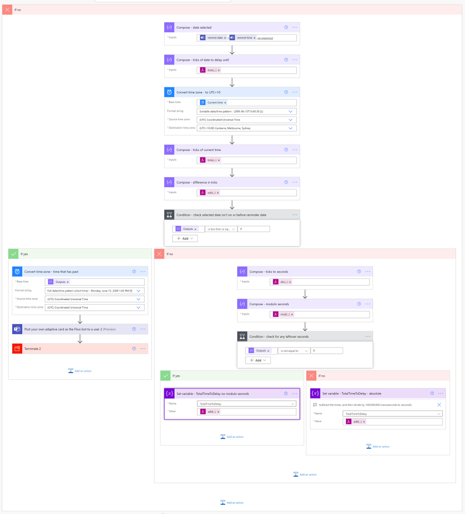 Absolute time calculations: finding out the TotalTimeToDelay