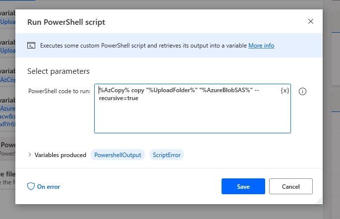 Run PowerShell script