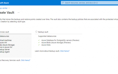 Azure Backup Center: Monitor and operate
