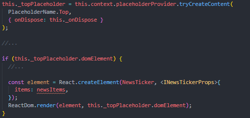 Render React Component