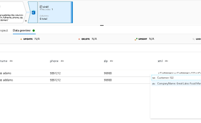 XML added to Parse transformation in ADF and Synapse Data Flows