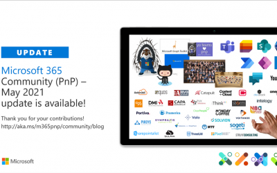 Microsoft 365 PnP Community – May 2021 update