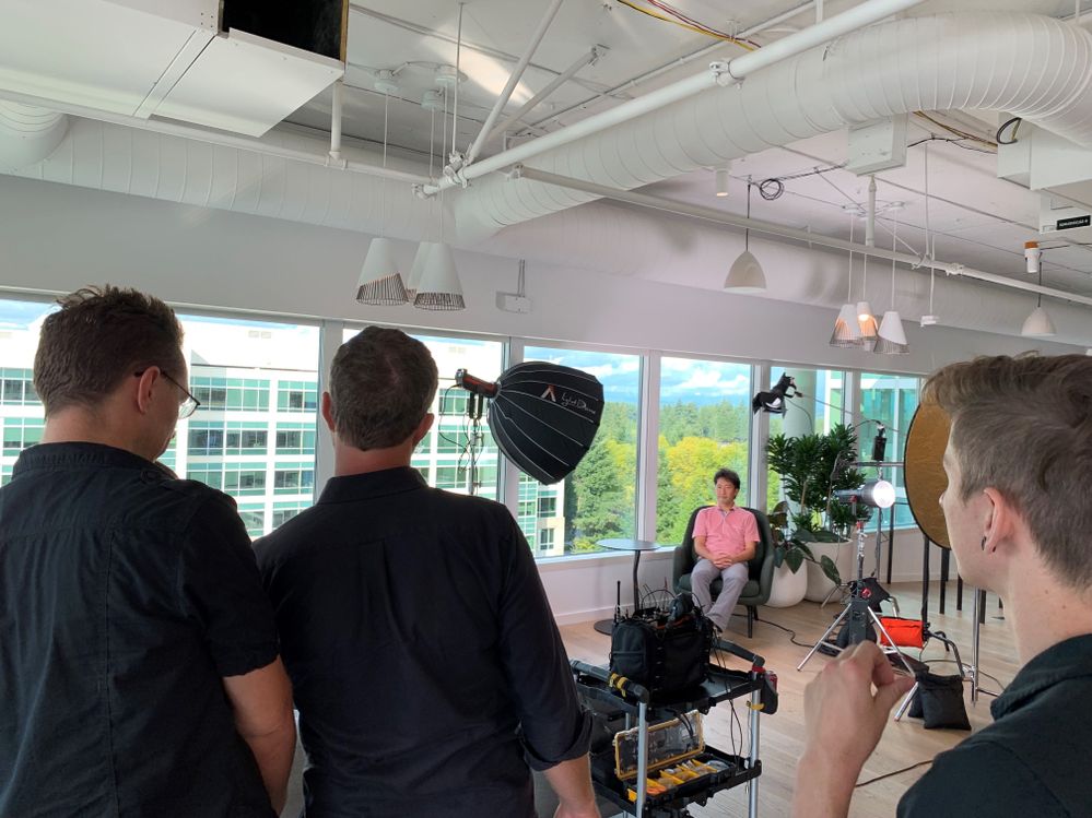 Daisuke Nakahara at the filming of the first Project 15 video - September 2019