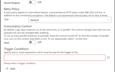 What you need to know about trigger conditions?