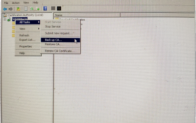 Step-By-Step: Migrating Active Directory Certificate Service From Windows Server 2008 R2 to 2019