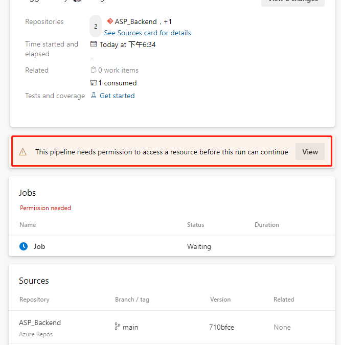 Combining multiple repositories with Azure DevOps pipeline (III)