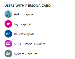 How to use fluent UI react persona control in SPFx?