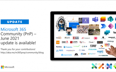 Microsoft 365 PnP Community – June 2021 update