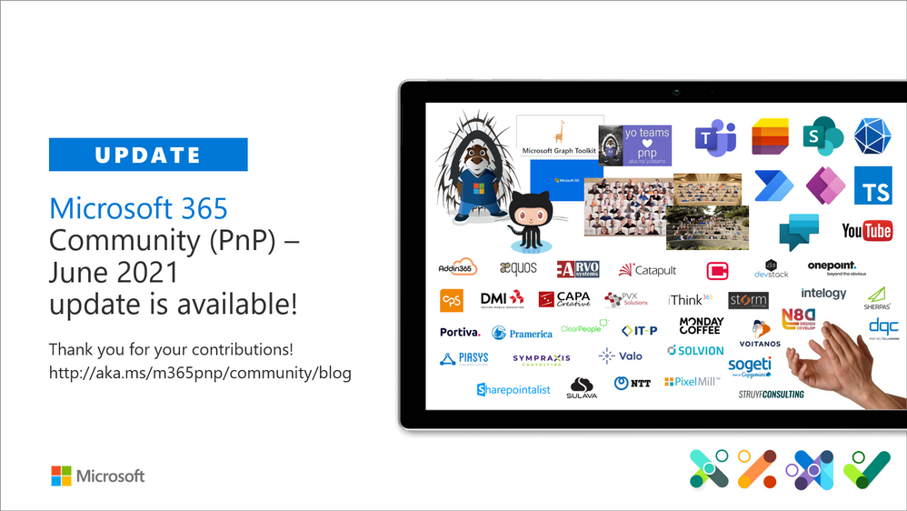Microsoft 365 PnP Community – June 2021 update