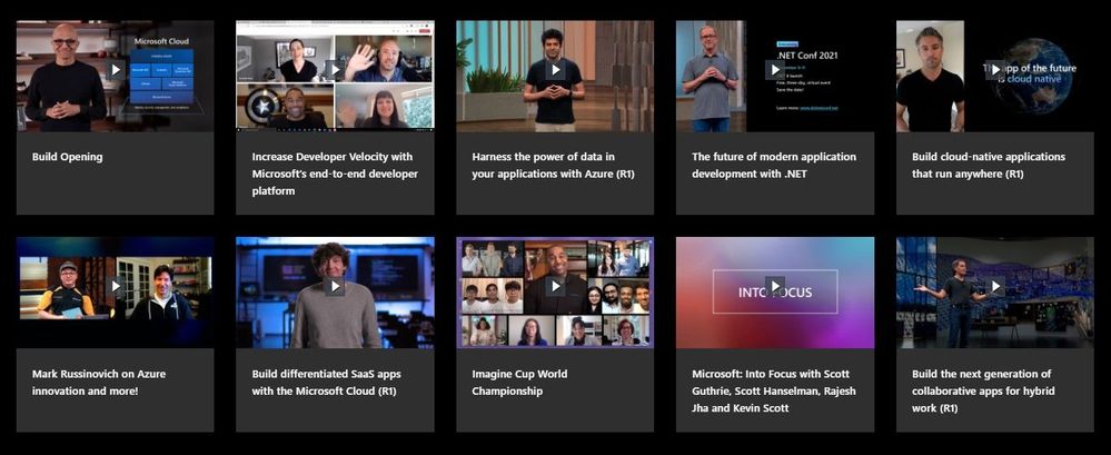 Highlights of Build 2021 on-demand sessions.