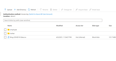 Exploring data using Synapse Serverless secured by Azure Data Lake directory based SAS Token