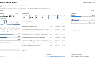 Monitoring Microsoft Security Posture in Azure Sentinel