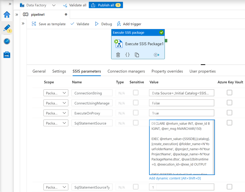 run-sql-ssis-activity-ssis-parameters-package-execution.png