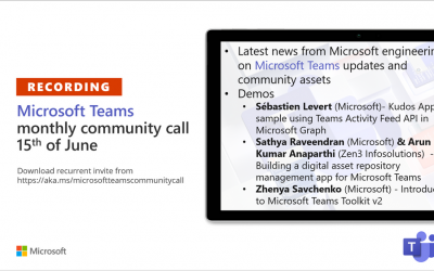 Microsoft Teams Community Call – June 2021