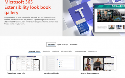 Explore Microsoft 365 extensibility opportunities with the Microsoft 365 Extensibility look book