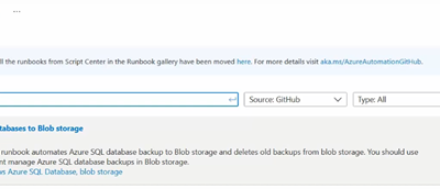 Automate exporting of azure sql database as .bacpac to blog storage.