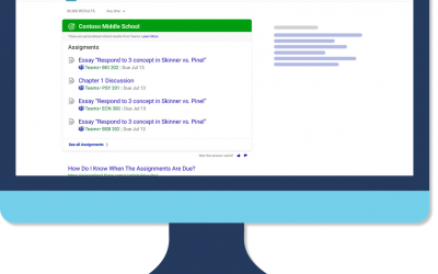 A new way to search at school with Microsoft Search in Bing
